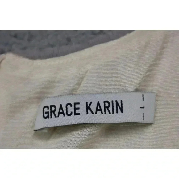 Grace Karin Sleeveless Allover Sequins V-Neck Dress-Size Large-Lined - Picture 3 of 8